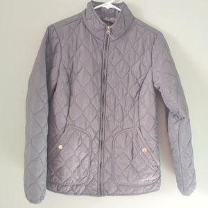 EDDIE BAUER Green Quilted Zip Lightweight Puffer Style Jacket Size Medium